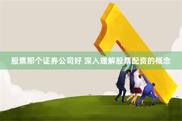 股票那个证券公司好 深入理解股票配资的概念